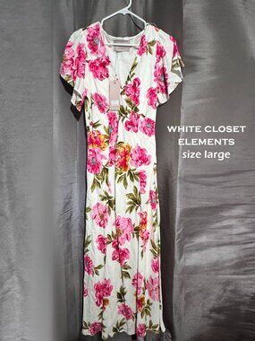 FLORAL MIDI DRESS
